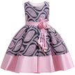 Sleeveless Floral Design Polyester Girl Kids Dress / Ruchi