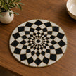 Beaded Geometric Pattern Placemat Set Of 2 / Ruchi