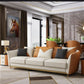 Astonishing Curvy Back Leather 1-2-3 Seater Sofa Set / Ruchi