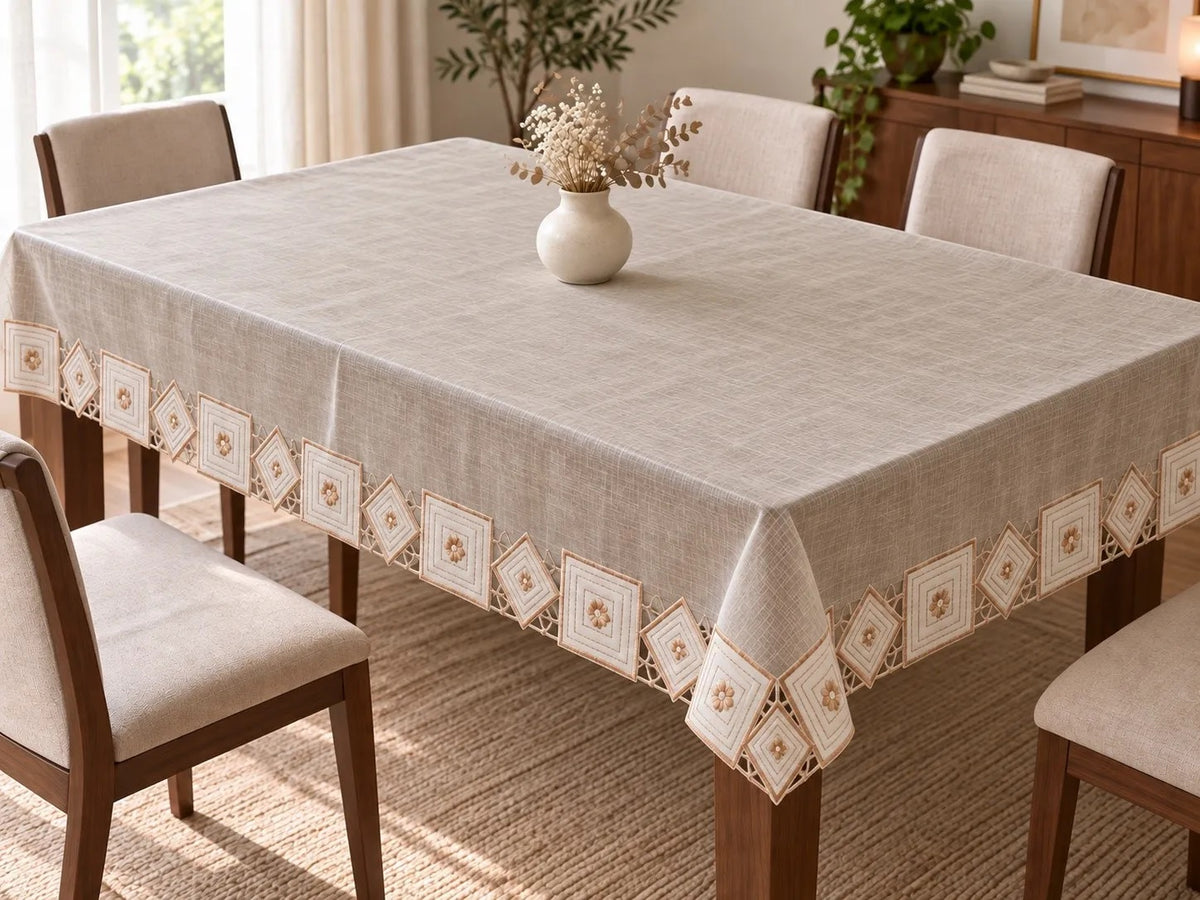 Boho Style Fabric Dining Table Cloth / Ruchi