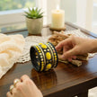 Black and Gold Stone Bracelet / Ruchi