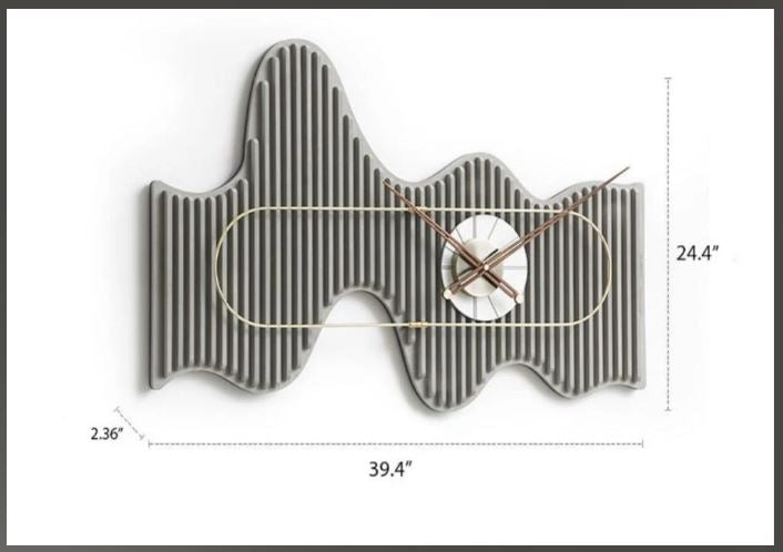 Modern Wooden Style Wall Clock / Ruchi