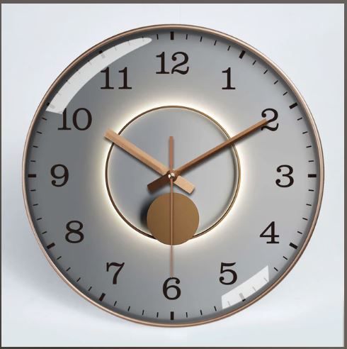 Classical Metal Style Round Wall Clock / Ruchi