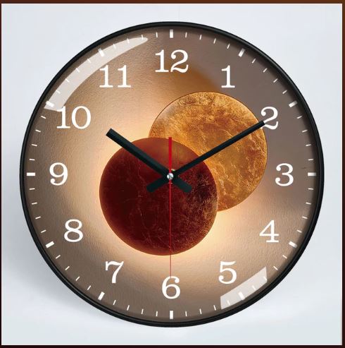 Classical Metal Style Round Wall Clock / Ruchi