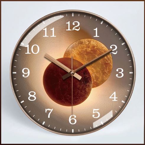 Classical Metal Style Round Wall Clock / Ruchi