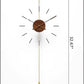 Modern Retro Style Mounted Wall Clock / Ruchi