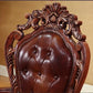 Set Of 4 European Artistic Leather Style Button Tufted Dining Chair / Ruchi