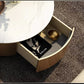 Modern Round Coffee Table With Storage