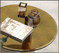 Modern Round Coffee Table With Storage / Ruchi