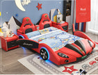 Car Theme Childrens LED Leather Bed / Ruchi