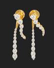 Cascading Design American Diamond Earrings / Ruchi