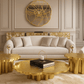 3 Piece Luxury Metal Coffee Table / Ruchi