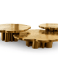 3 Piece Luxury Metal Coffee Table / Ruchi