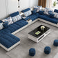 Modern Multifunctional Microfiber Modular Sectional Sofa / Ruchi