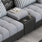 Modern Multifunctional Microfiber Modular Sectional Sofa / Ruchi
