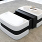 Extendable Glass Top Leather Coffee Table / Ruchi