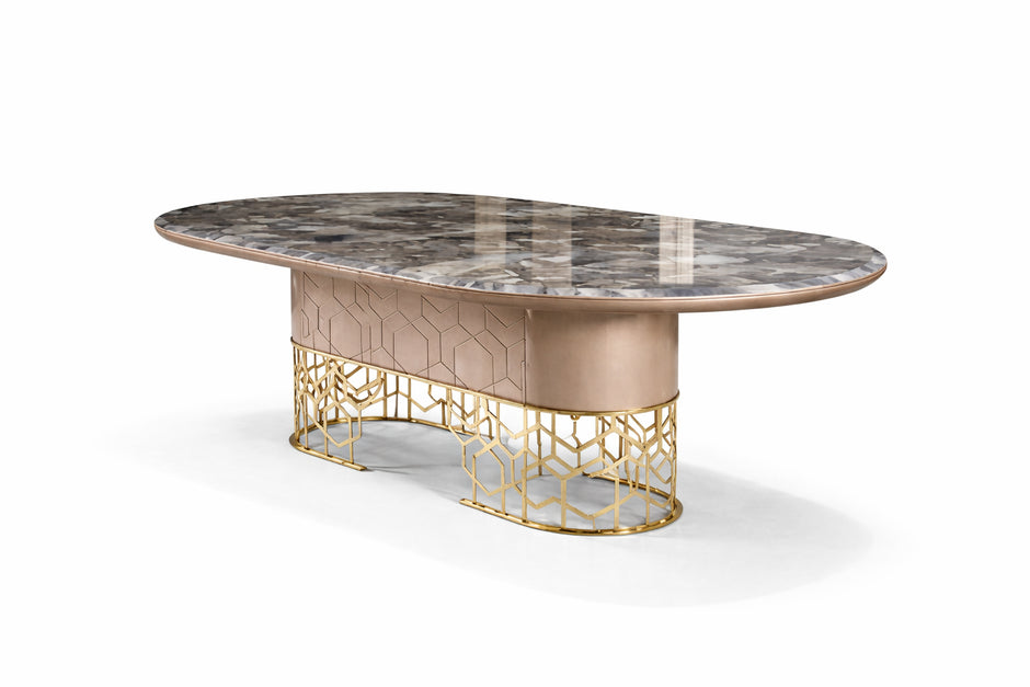 Marble Top Dining Table Set