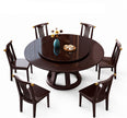 Round Wooden Dining Table Set With 6 Chairs / Ruchi