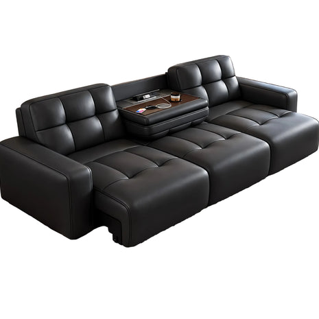 Remote Control Multifunctional Electric Extendable Leather Sofa Bed / Ruchi
