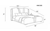 Modern Luxury Leather Bed / Ruchi