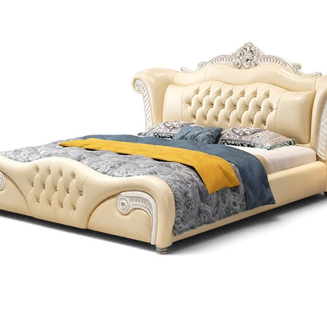 Royal European Leather Bed / Ruchi