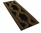 Handcrafted Black & Gold Beaded Table Runner / Ruchi