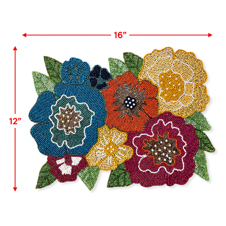 Elegant Beaded Table Runner