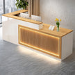 Modern Wooden LED Reception Desk