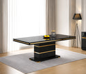 Modern Wooden Top Rectangular Dining Table / Ruchi