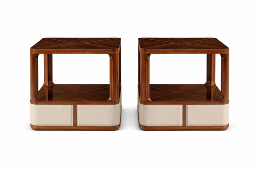 2 Piece Side Tables With Storage / Ruchi