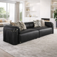 Italian Style Leather Sofa / Ruchi