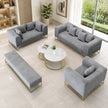 Modern Velvet Wooden Sofa Set / Ruchi