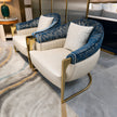 Italian Velvet Fabric Sofa Set / Ruchi