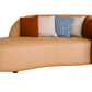 Comfortable Leather Chaise Lounge Sofa / Ruchi 