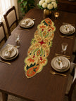 Colorful Paisley Beaded Table Runner / Ruchi