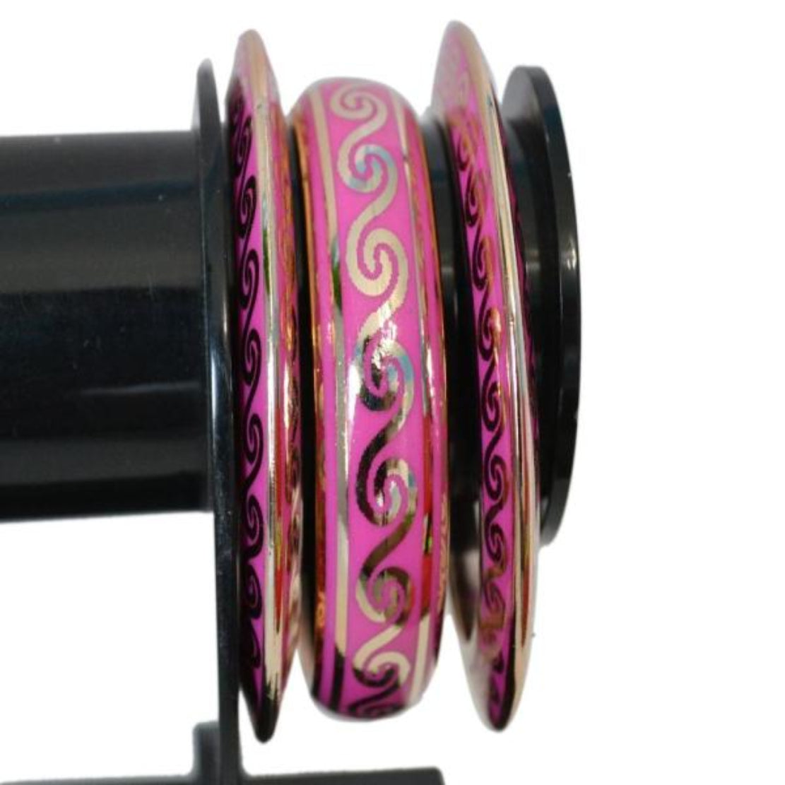 Metallic Indian Bangles Set of 3 / Ruchi