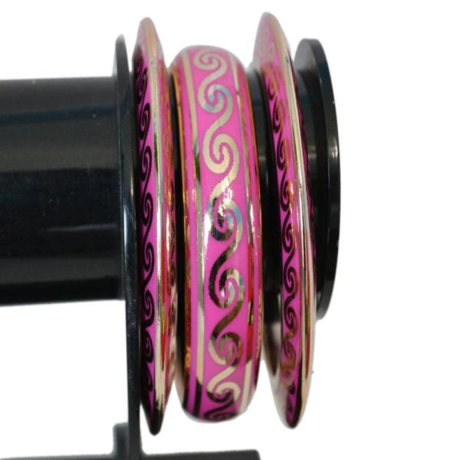 Metallic Indian Bangles Set of 3 / Ruchi