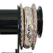 Metallic Indian Bangles Set of 3 / Ruchi