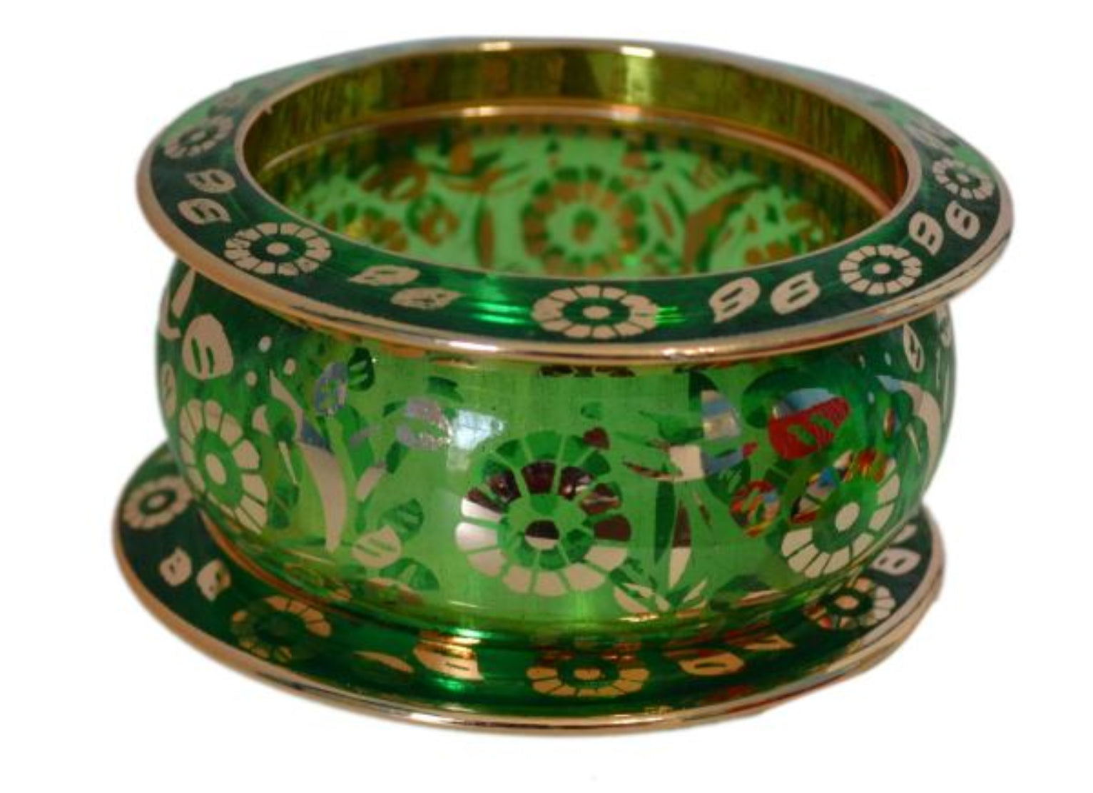 Metallic Multicolor Indian Bangle Set / Ruchi