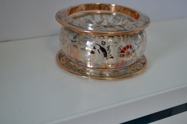 Shiny Golden Metallic Multicolor Bangle Set