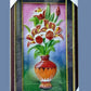 Colorful Printed Fiber Floral Wall Hanging / Ruchi