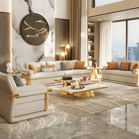 3-2-1 Sectional Leather Sofa Set / Ruchi