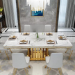 Marble Dining Table Set For 6 / Ruchi