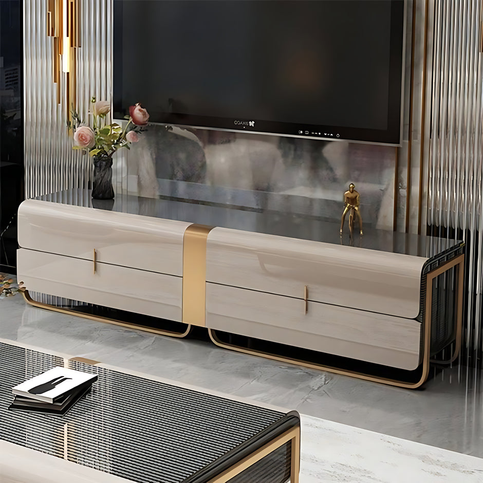 Wooden Coffee Table And TV Stand Set / Ruchi