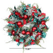 Artificial Christmas Wreath With LED Lights / Ruchi