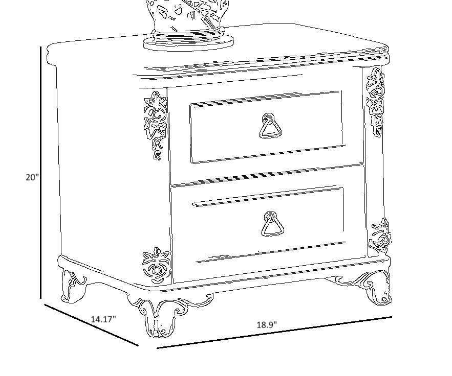 Royal European Leather Bed