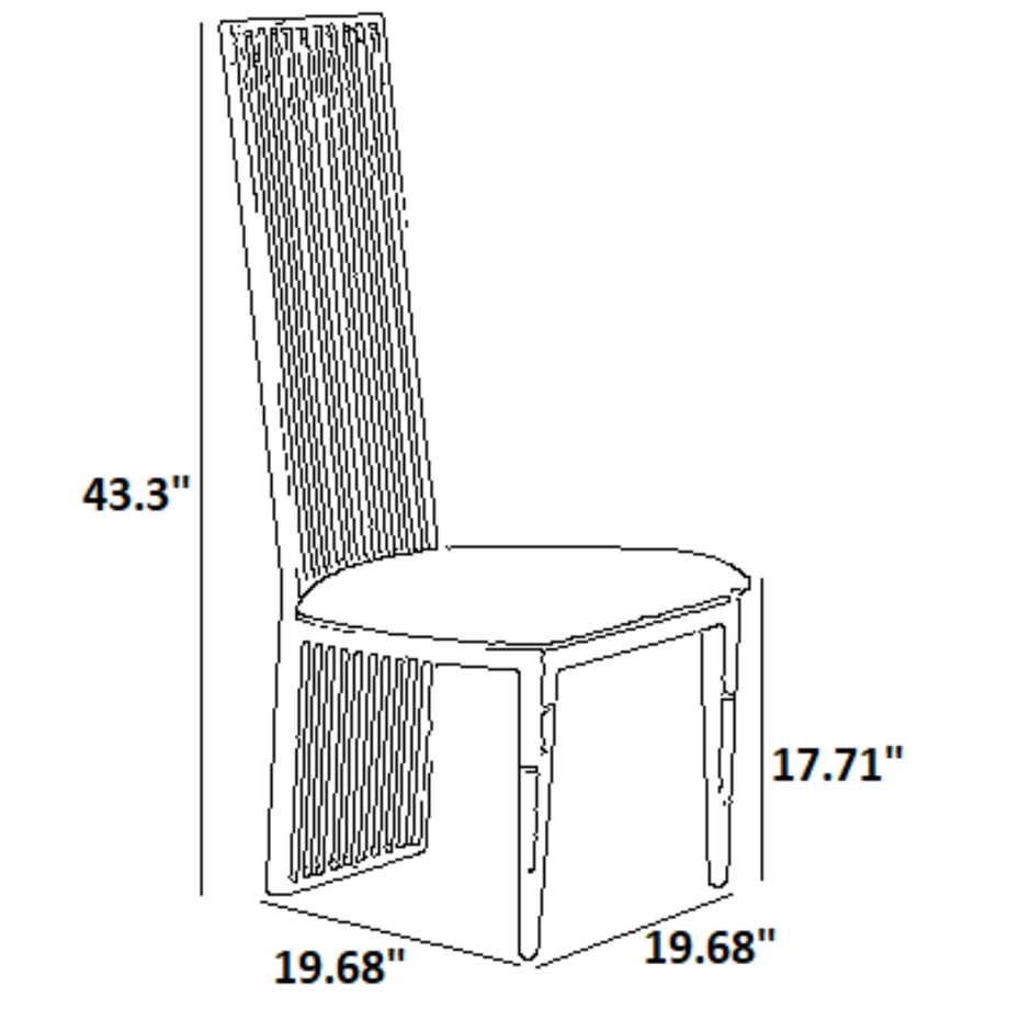 Rectangular Marble Dining Table Set