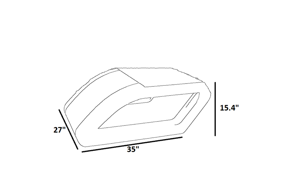Diamond Design LED Embedded Leather Sectional-Sofa / Ruchi