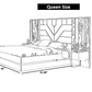 Modern Fabric Bedroom Set With Storage / Ruchi
