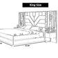 Modern Fabric Bedroom Set With Storage / Ruchi